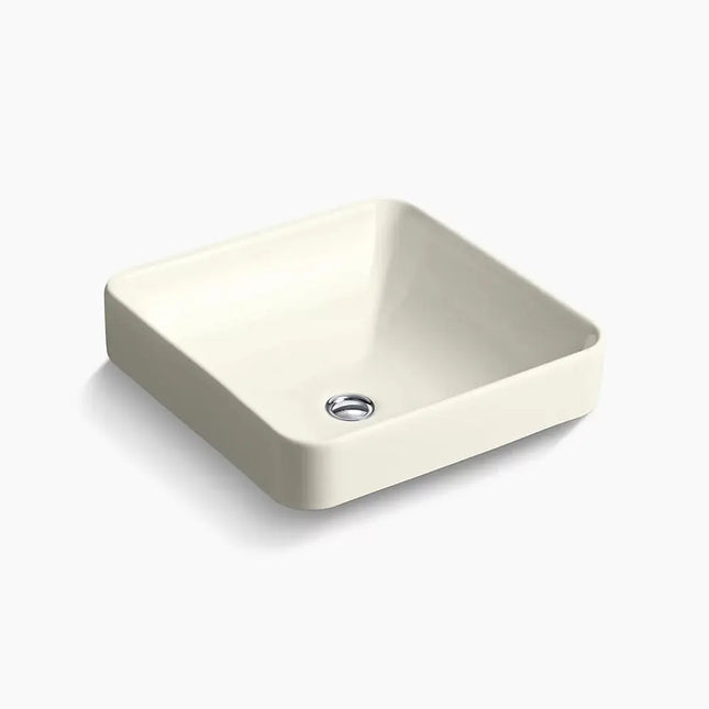 Kohler Vox Square Vessel Biscuit 2661-96 - Plumbing Market