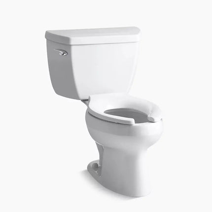 Kohler Wellworth Classic pressure lite Two-piece elongated toilet, 1.6 gpf - Plumbing Market