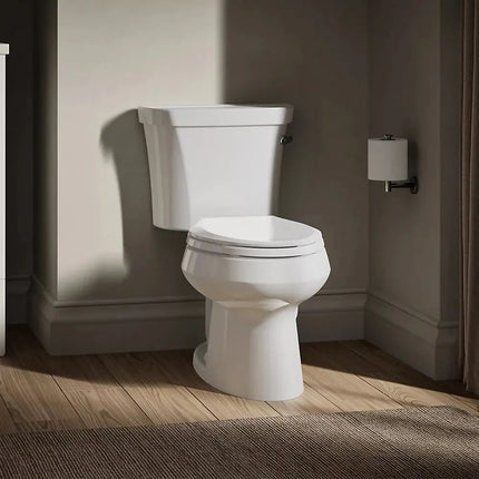Kohler Wellworth Two-piece elongated toilet, 1.28 gpf 3998-RA-0 - Plumbing Market