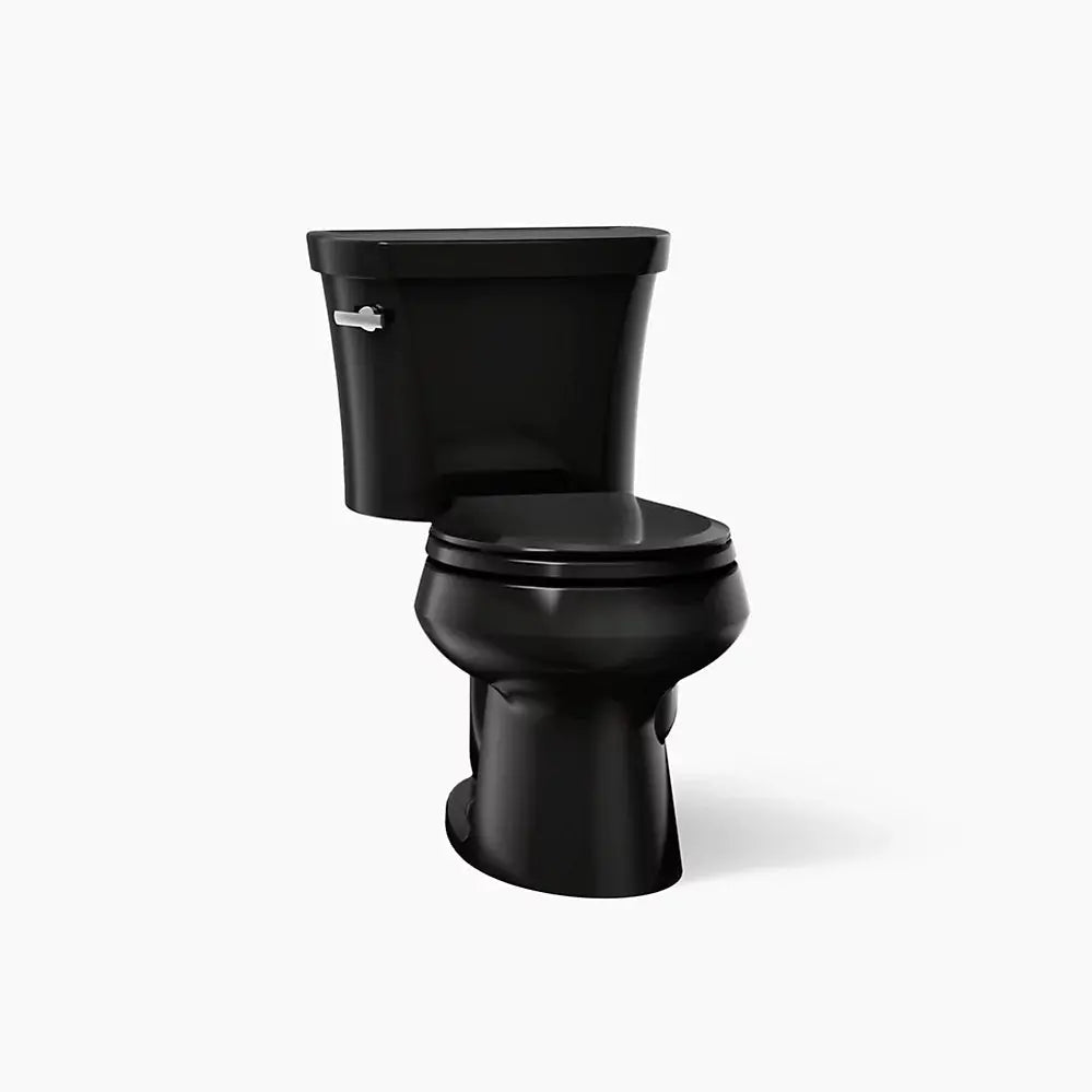 Kohler Wellworth Two-piece round-front toilet, 1.28 gpf 3947-7 - Plumbing Market