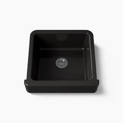Kohler Whitehaven 23-1/2" undermount single-bowl farmhouse kitchen sink black - Plumbing Market