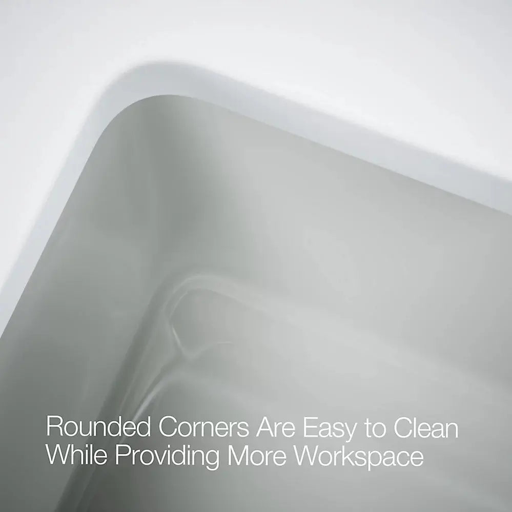 Kohler Whitehaven Smart Divide 35-3/4" undermount double-bowl farmhouse kitchen sink black - Plumbing Market