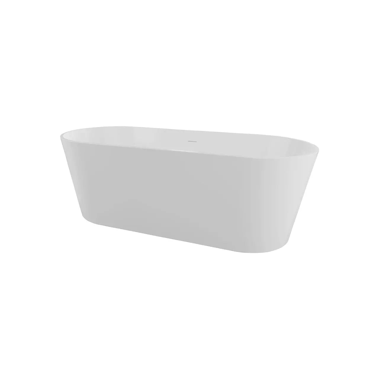 Kube 53.94” White Free Standing Bathtub - Plumbing Market