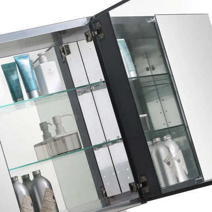 Kube Bath 59 Inch Mirrored Bathroom Medicine Cabinet - Plumbing Market