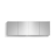 Kube Bath 79 Inch Wide Mirrored Bathroom Medicine Cabinet - Plumbing Market
