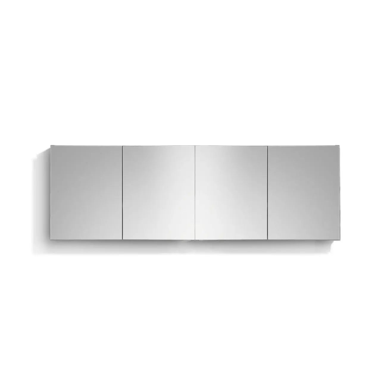 Kube Bath 79 Inch Wide Mirrored Bathroom Medicine Cabinet - Plumbing Market