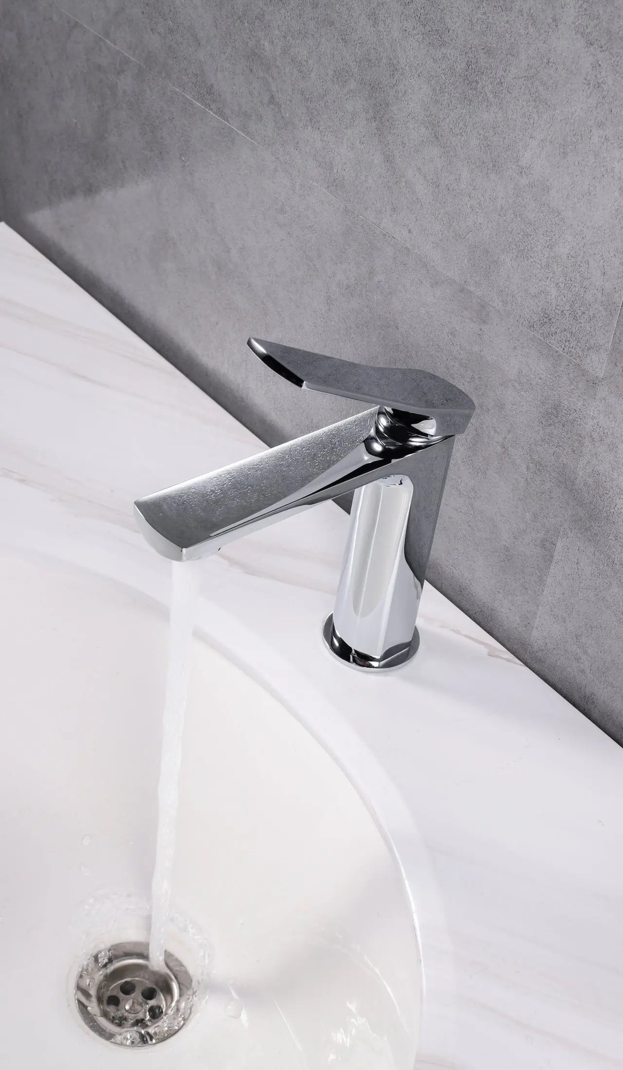 Kube Bath Aqua Balli 7" Single Lever Bathroom Vanity Faucet – Chrome - Plumbing Market
