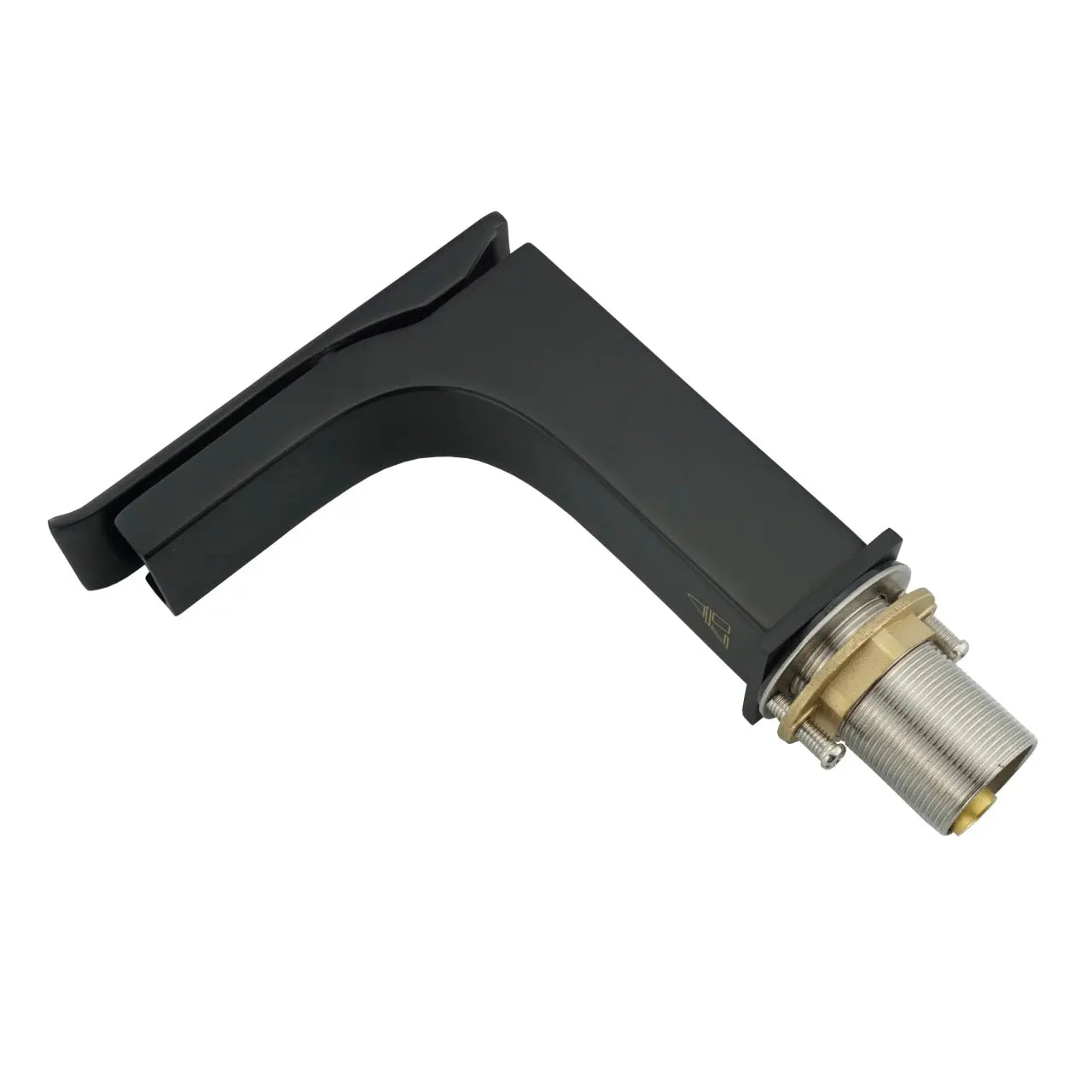 Kube Bath Aqua Cascata 6" Single Lever Bathroom Vanity Faucet – Matte Black - Plumbing Market