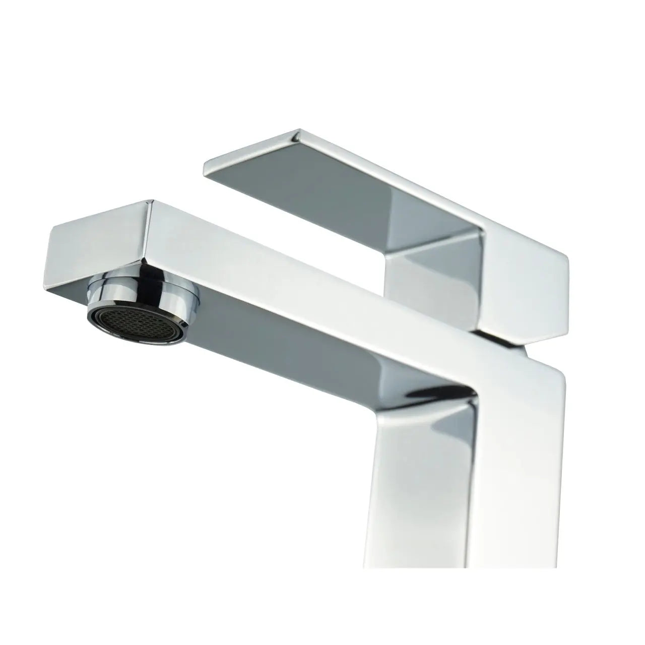 Kube Bath Aqua Kubo Single Lever Bathroom Vanity Faucet – Chrome - Plumbing Market
