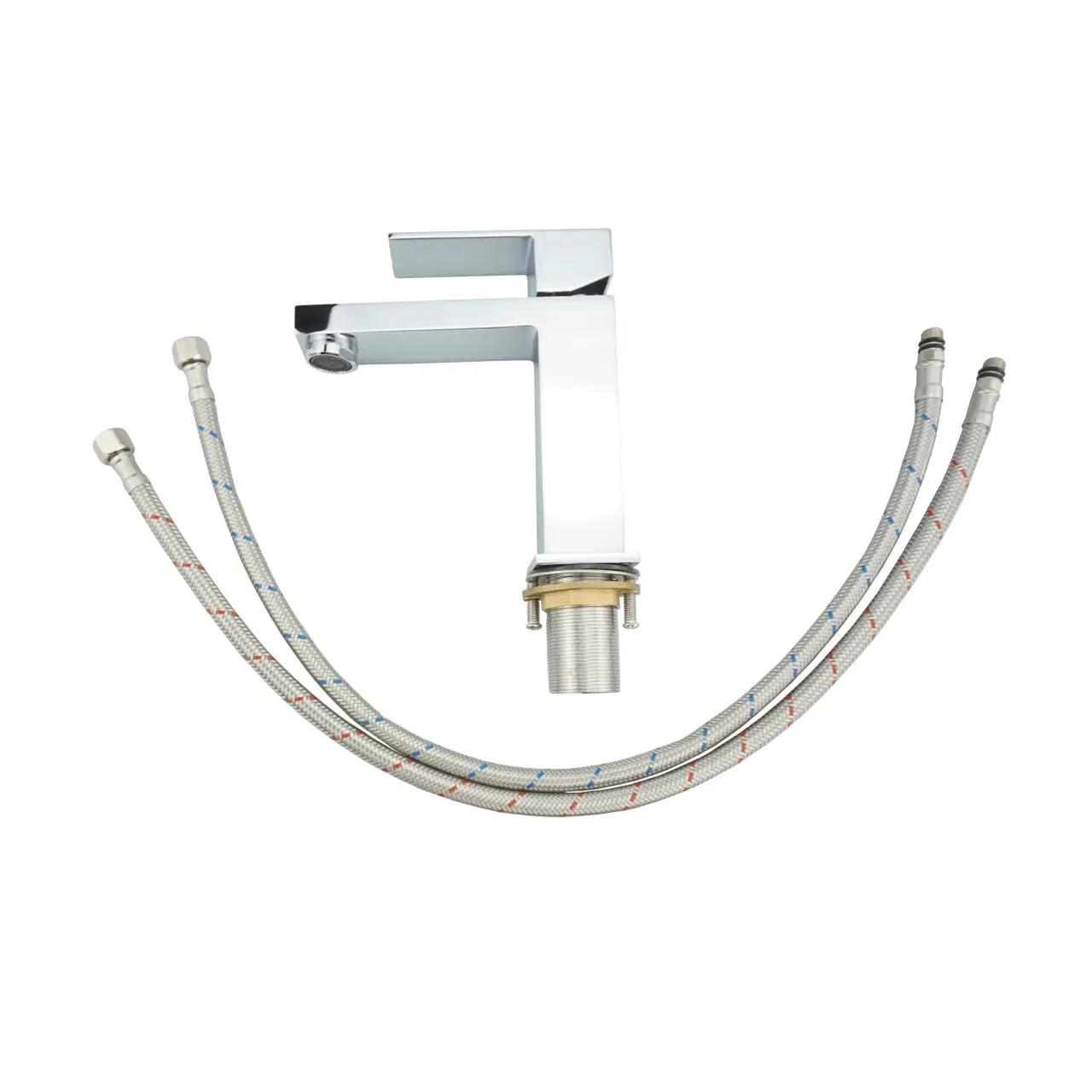 Kube Bath Aqua Kubo Single Lever Bathroom Vanity Faucet – Chrome - Plumbing Market