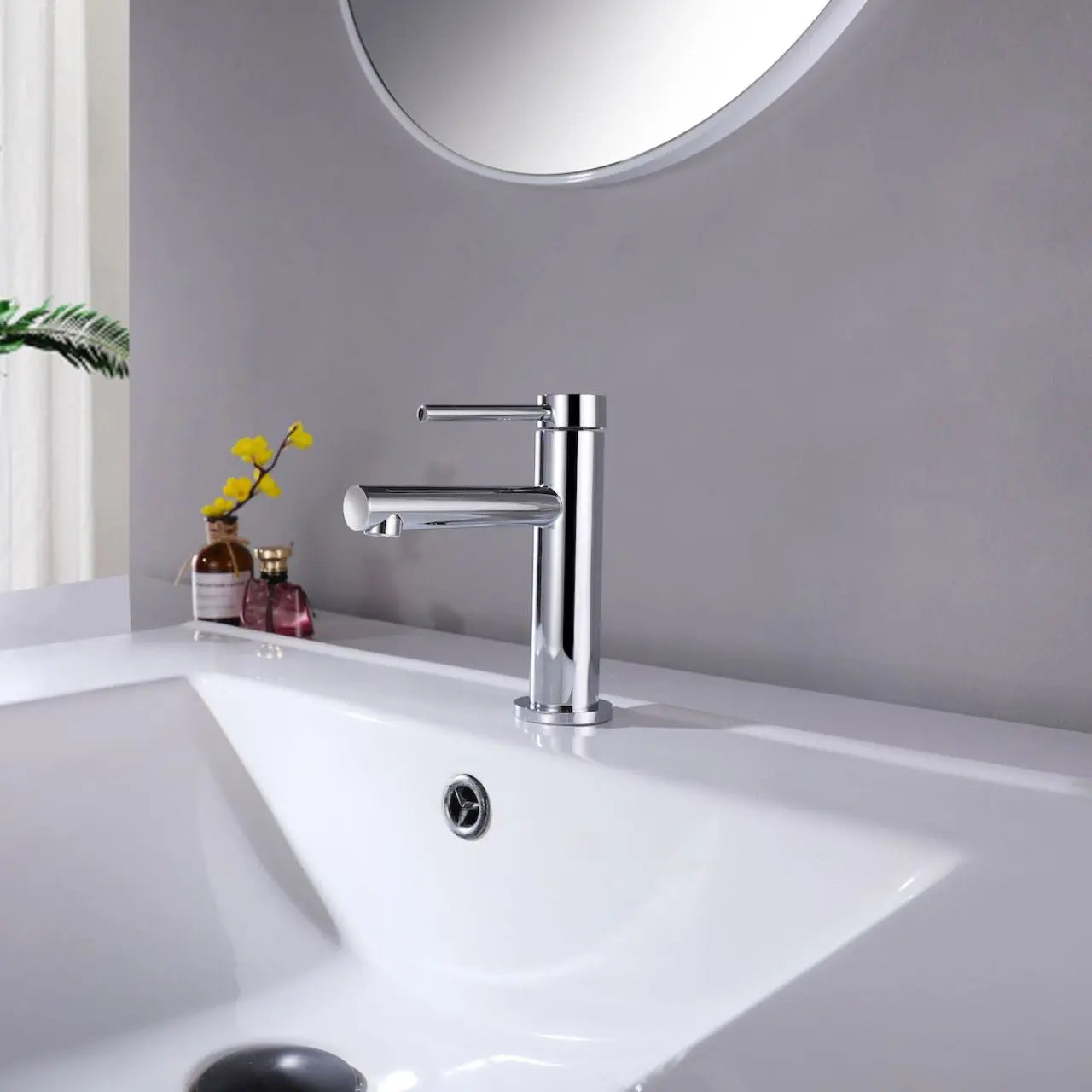 Kube Bath Aqua Legga Single Lever Bathroom Vanity Faucet
