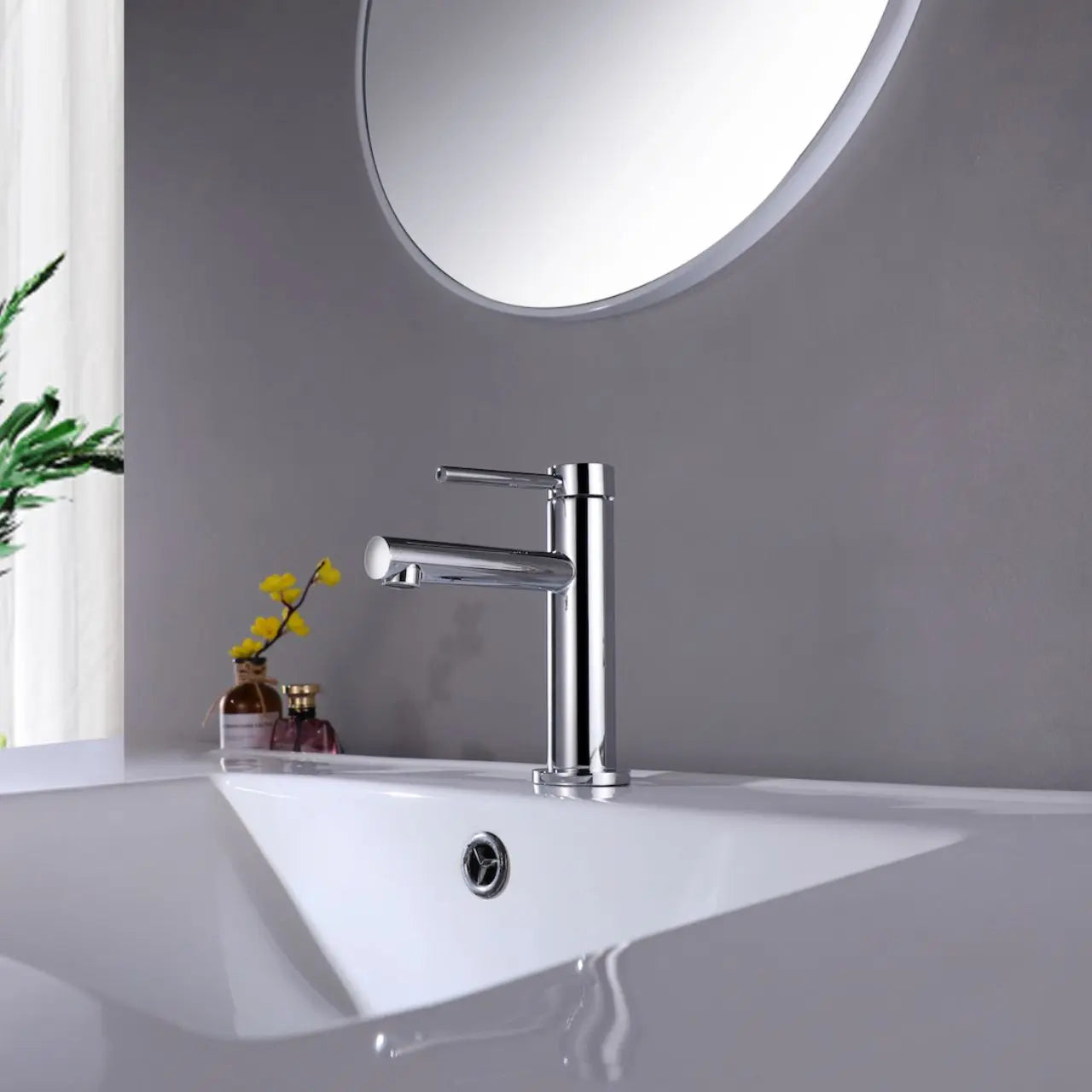 Kube Bath Aqua Legga Single Lever Bathroom Vanity Faucet