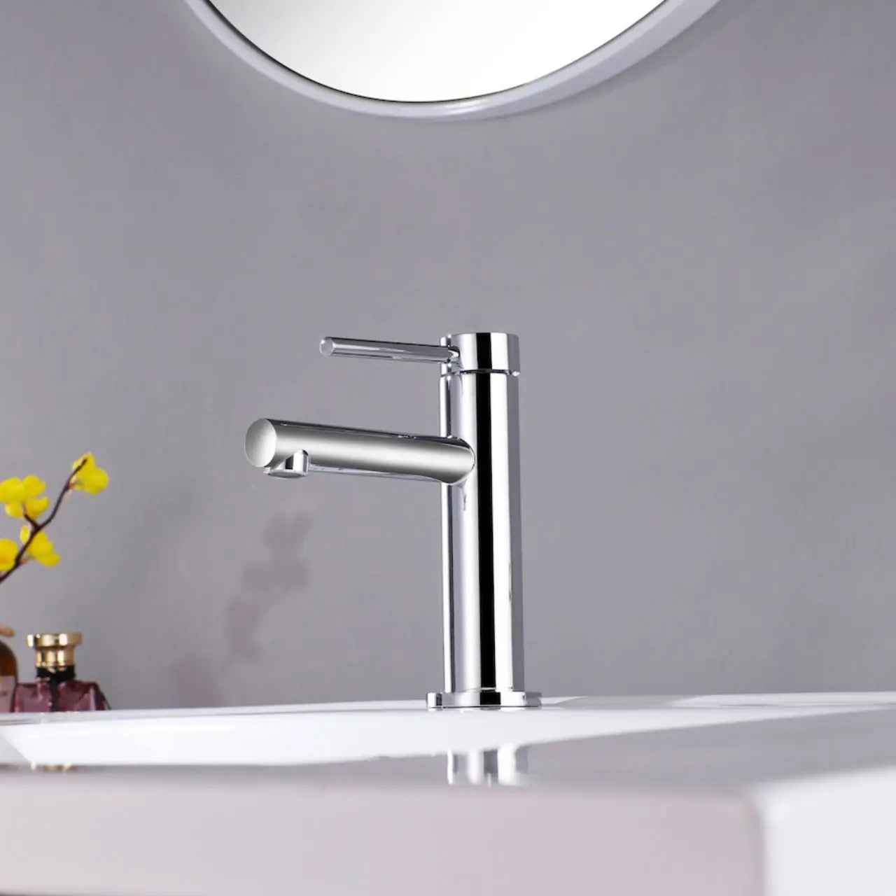 Kube Bath Aqua Legga Single Lever Bathroom Vanity Faucet