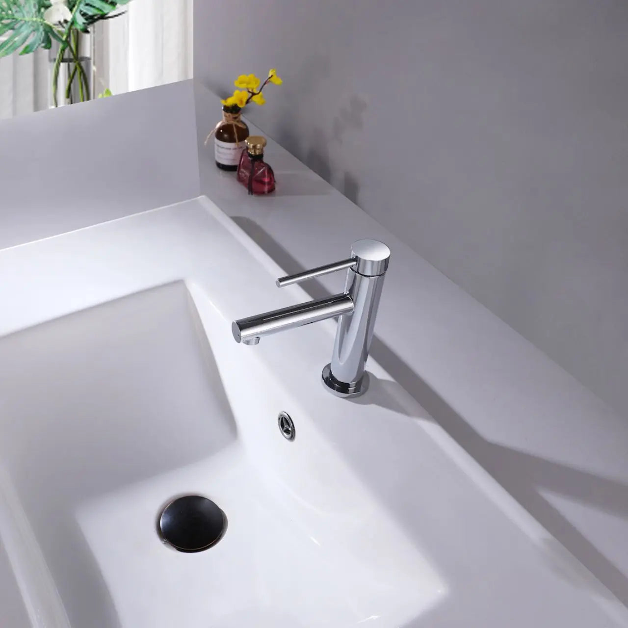 Kube Bath Aqua Legga Single Lever Bathroom Vanity Faucet