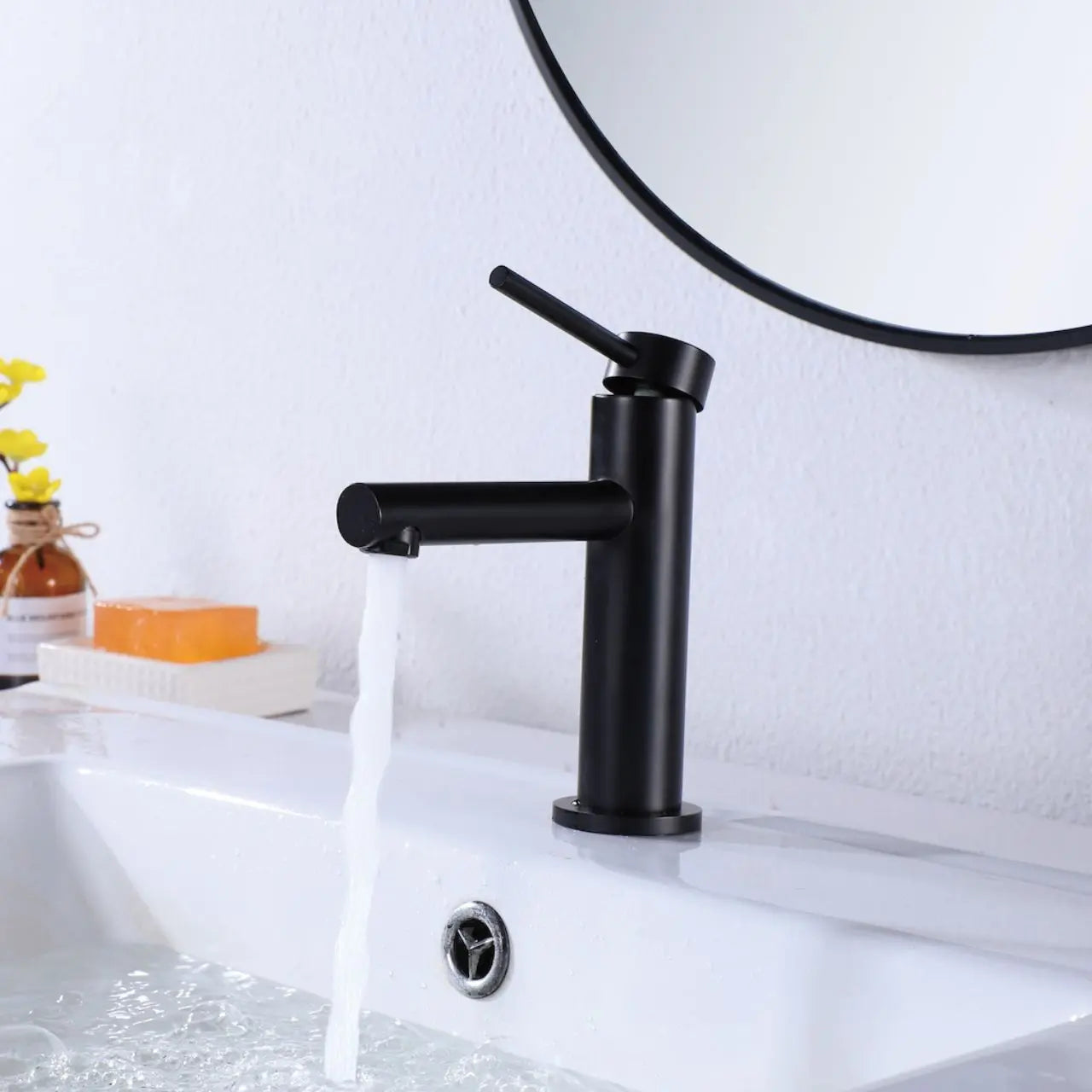 Kube Bath Aqua Legga Single Lever Bathroom Vanity Faucet