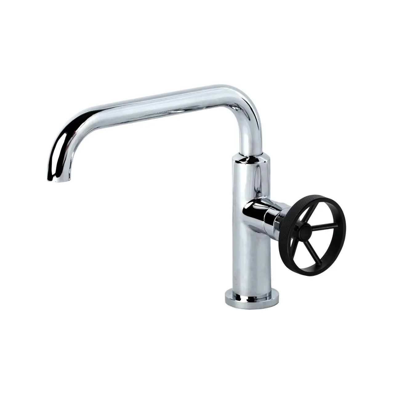 Kube Bath Aqua Loft Single Lever Bathroom Vanity Faucet With Side Handle – Chrome - Plumbing Market