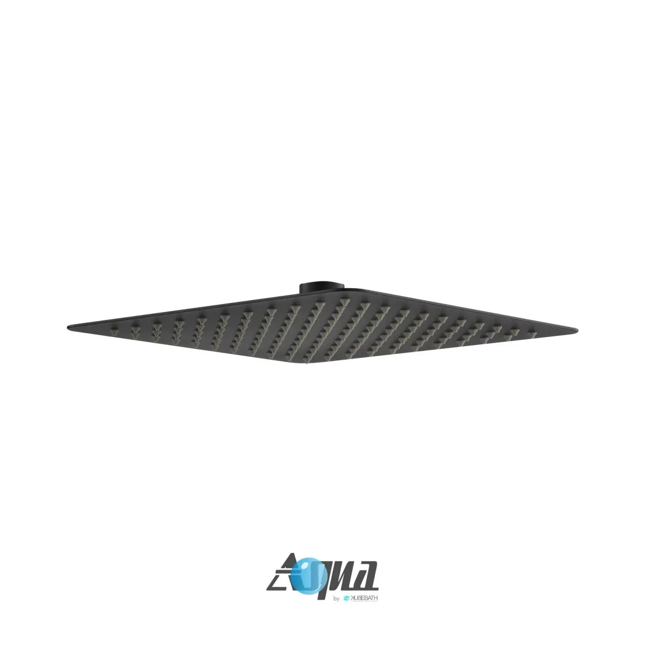 Kube Bath Aqua Piazza Black Shower Set 8 Inch Shower Head - Plumbing Market