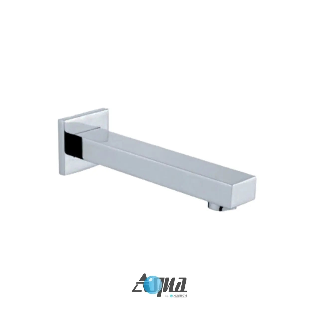 Kube Bath Aqua Piazza Shower Set W/ 12″ Ceiling Mount Square Rain Shower and Tub Filler Chrome - Plumbing Market