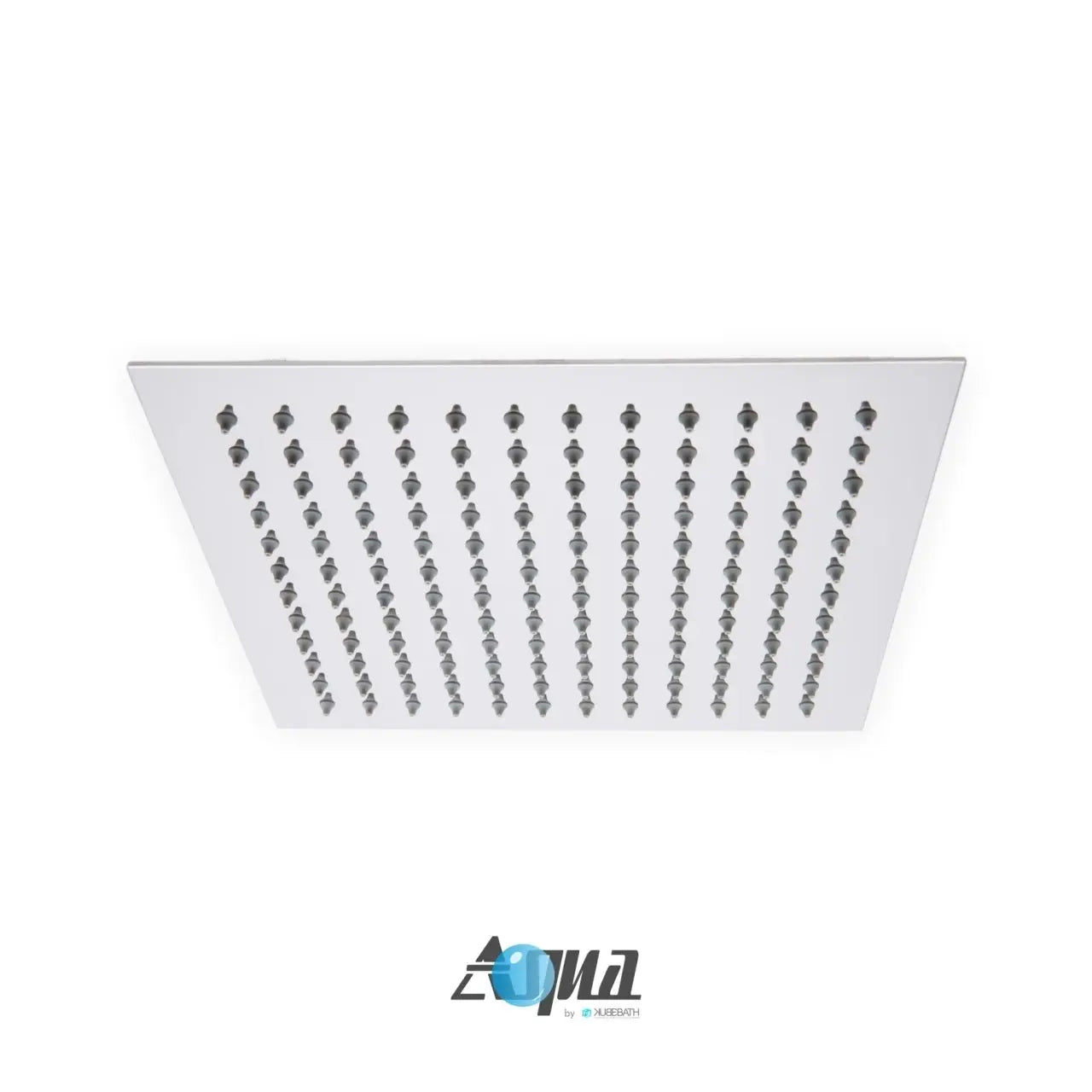 Kube Bath Aqua Piazza Shower Set With 12" Ceiling Mount Square Rain Shower and Handheld Chrome - Plumbing Market