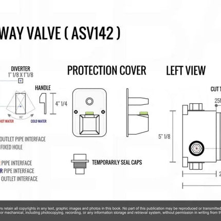 Kube Bath Aqua Piazza Shower Set With 12" Square Rain Shower and 4 Body Jets Chrome - Plumbing Market