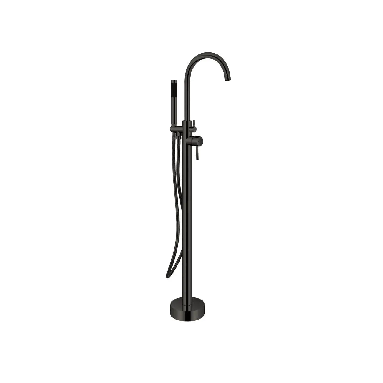 Kube Bath Aqua Ronda Floor Mounted Soaker Tub Faucet