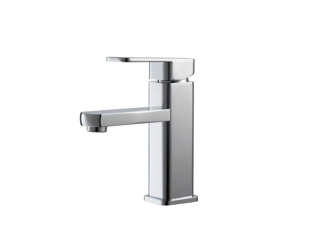 Kube Bath Aqua Soho Single Lever Wide Spread Bathroom Vanity Faucet – Chrome - Plumbing Market