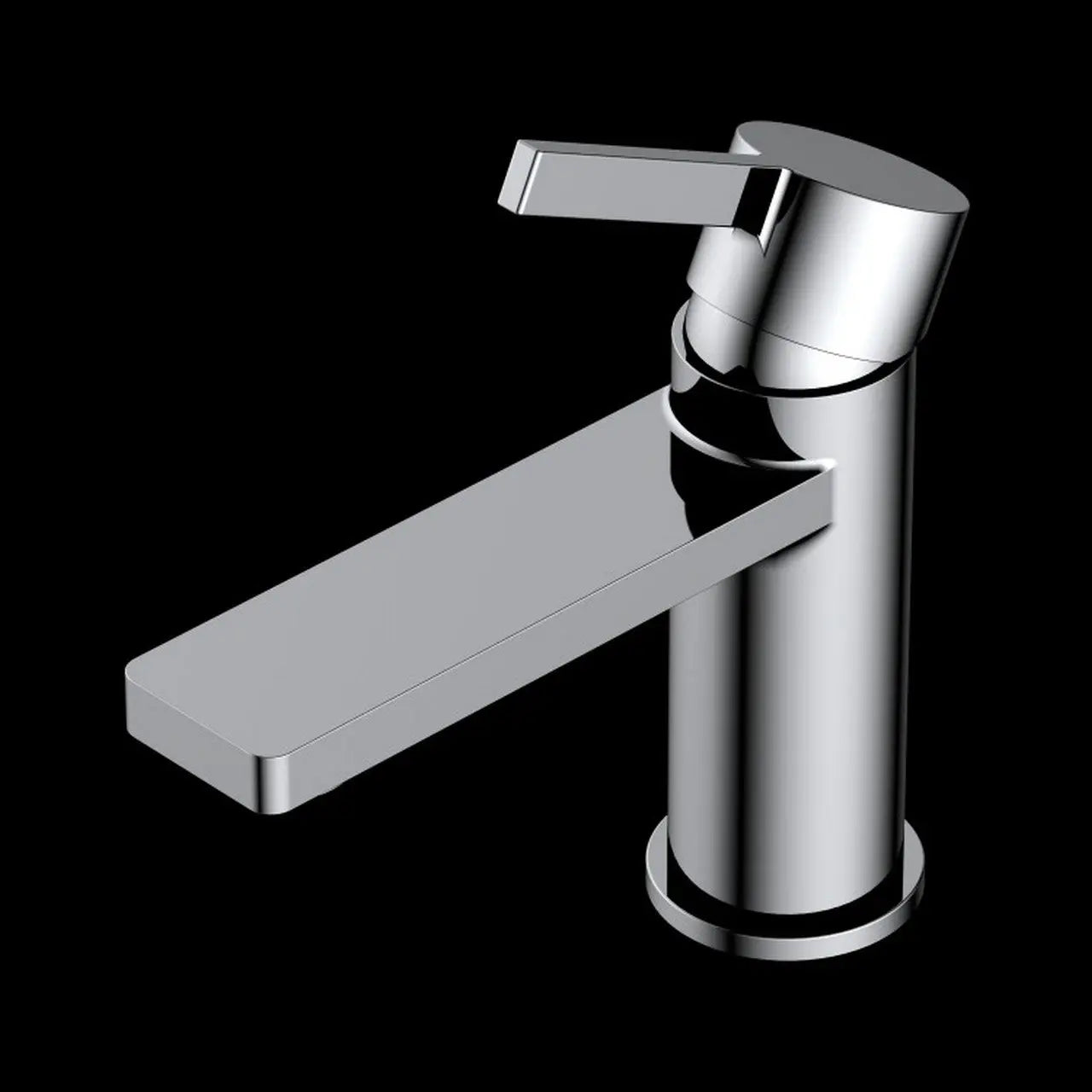 Kube Bath Aqua Sotto Single Lever Wide Spread Bathroom Vanity Faucet Chrome - Plumbing Market