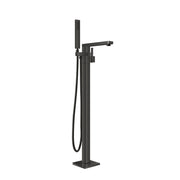Kube Bath Aqua Squadra Floor Mounted Soaker Tub Faucet - Matte Black - Plumbing Market