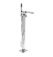 Kube Bath Aqua Squadra Floor Mounted Soaker Tub Faucet – Chrome - Plumbing Market
