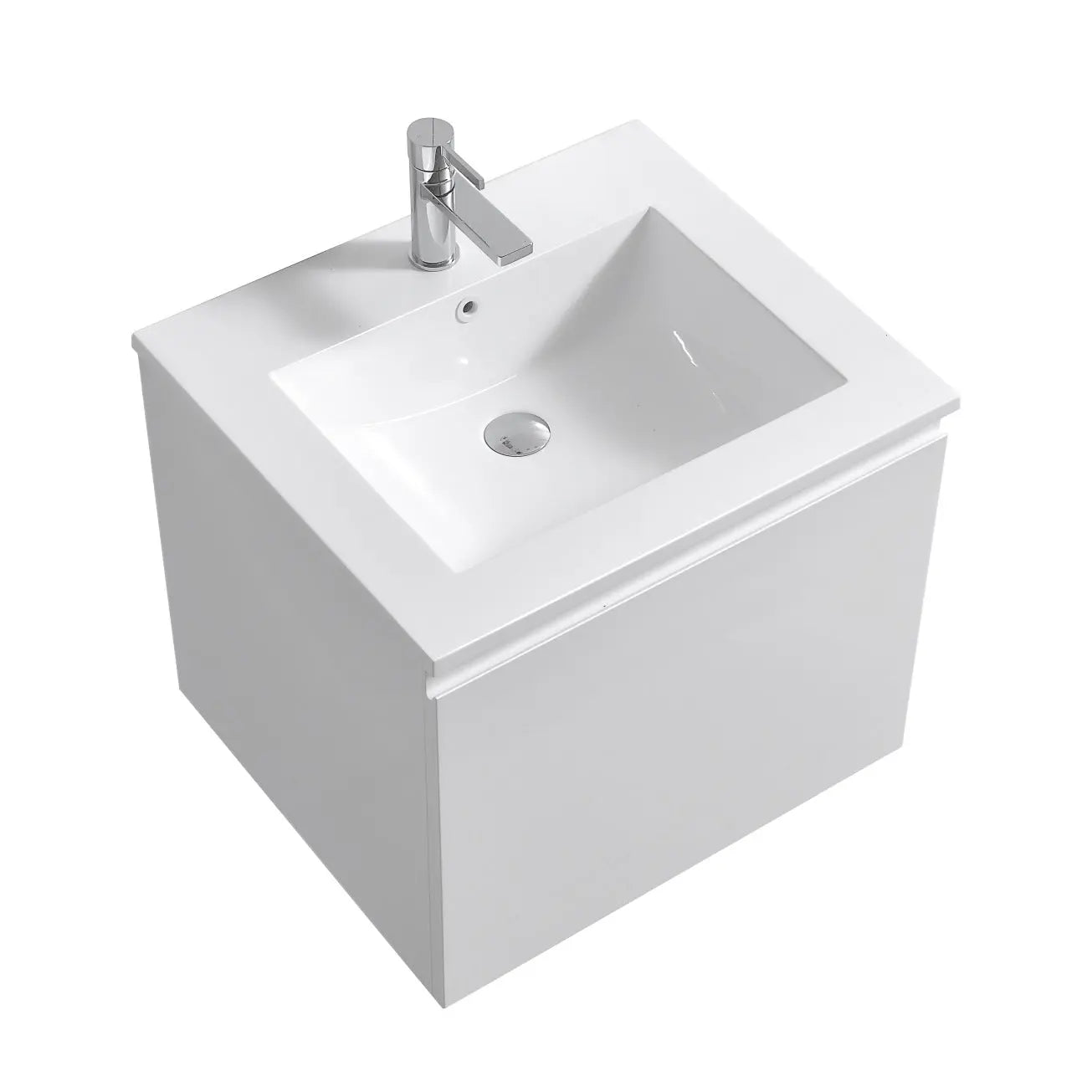 Kube Bath Balli 24 Inch Modern Bathroom Vanity Wall Mount - Plumbing Market