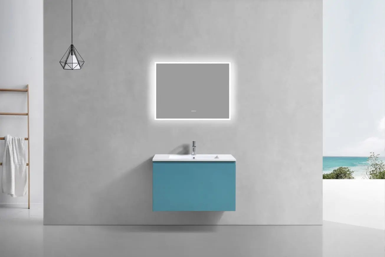 Kube Bath Balli 32 Inch Modern Bathroom Vanity Wall Mount - Plumbing Market