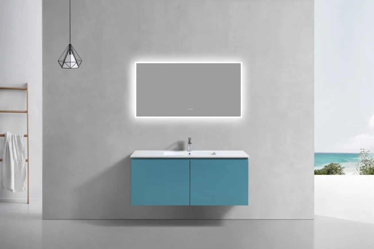 Kube Bath Balli 48 Inch Single Sink Bathroom Vanity Wall Hung - Plumbing Market