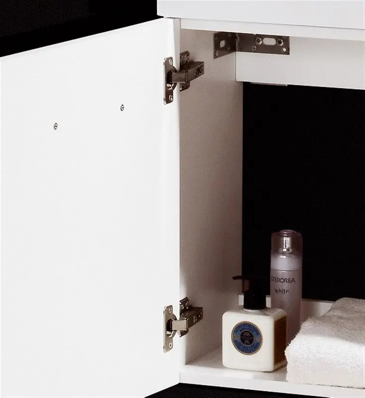 Kube Bath Bliss 18″ High Gloss White Wall Mount Modern Bathroom Vanity - Plumbing Market