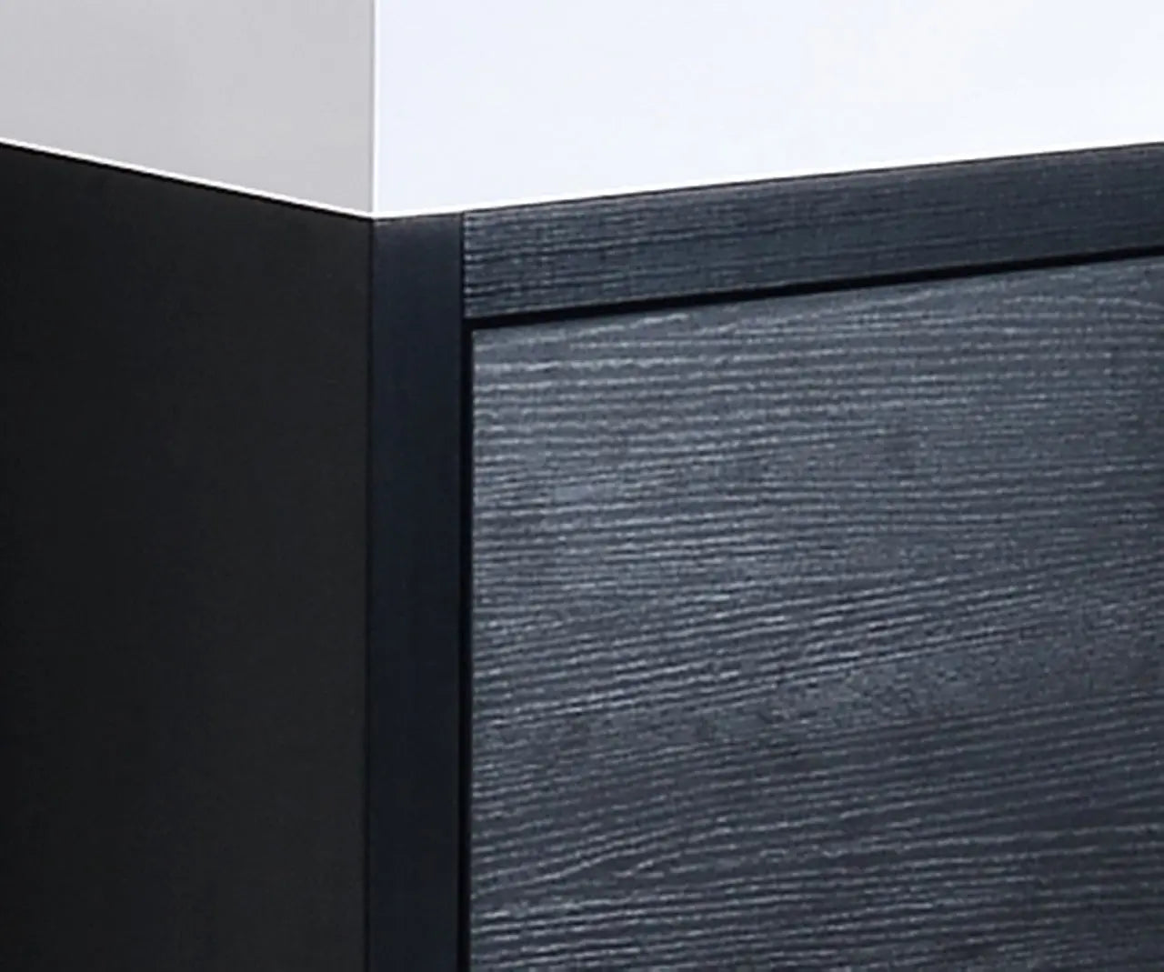 Kube Bath Bliss 48″ Black Free Standing Modern Bathroom Vanity - Plumbing Market