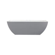 Kube Bath Contemporanea 59 Inch Free Standing Bathtub - Plumbing Market