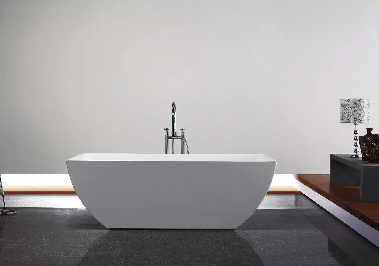 Kube Bath Contemporanea 67 Inch Free Standing Bathtub - Plumbing Market