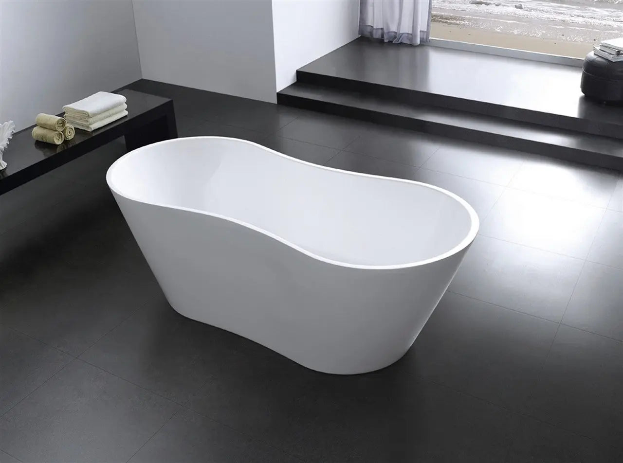 Kube Bath Onde 66 Inch Free Standing Bathtub - Plumbing Market