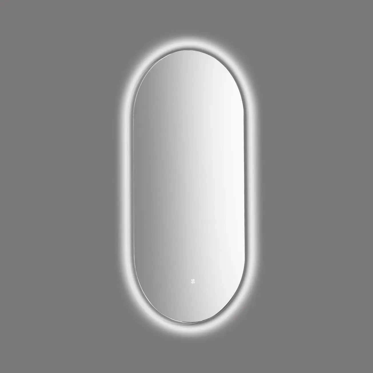 Kube Bath Oval 20 Inch Bathroom LED Mirror - Plumbing Market