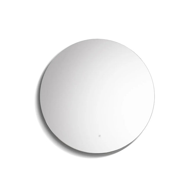 Kube Bath Round LED Bathroom Mirror Anti Fog W Dimmer - Plumbing Market