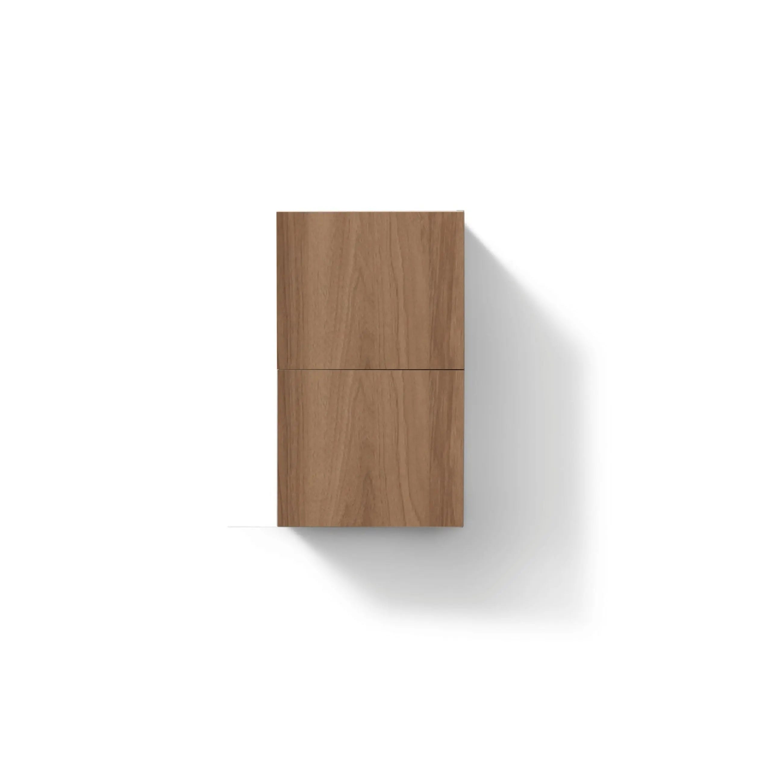 Kube Bath Small Bathroom Linen Side Cabinet w/ 2 Storage Areas