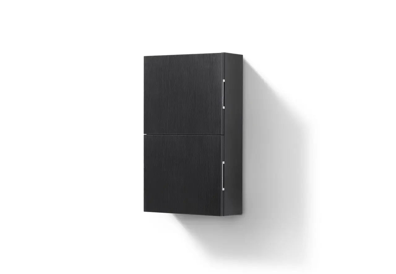 Kube Bath Small Bathroom Linen Side Cabinet w/ 2 Storage Areas