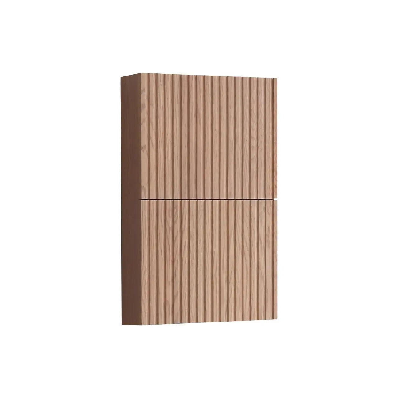 Kube Bath Small Bathroom Linen Side Cabinet w/ 2 Storage Areas