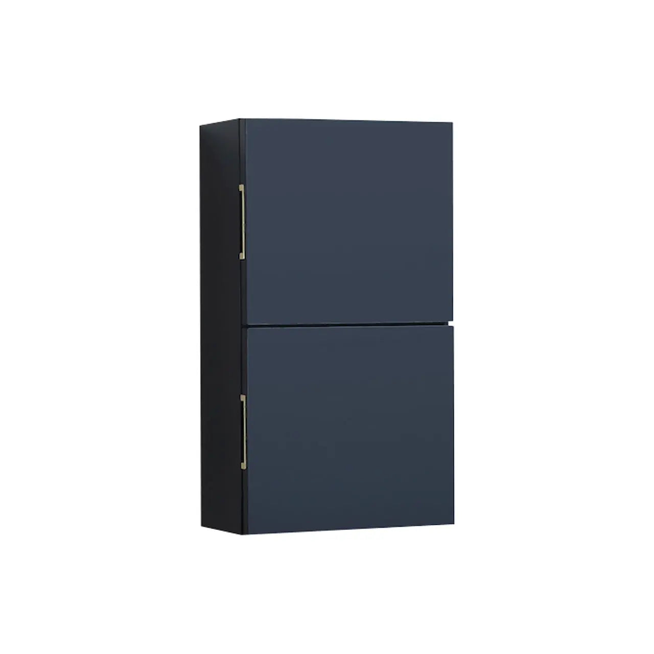 Kube Bath Small Bathroom Linen Side Cabinet w/ 2 Storage Areas