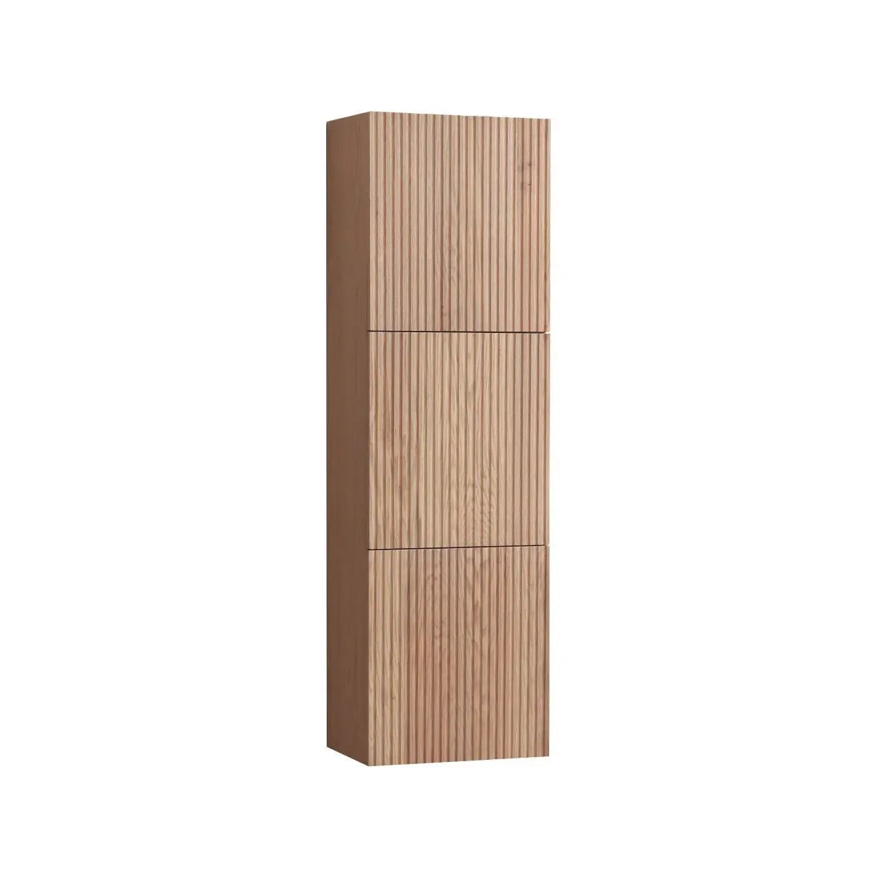 Kube Bath Wood Linen Cabinet W/ 3 Storage Areas - Plumbing Market
