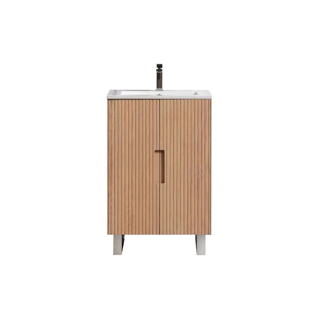 KubeBath 24” Fiore Free Standing Bathroom Vanity FSKSW24 - Plumbing Market