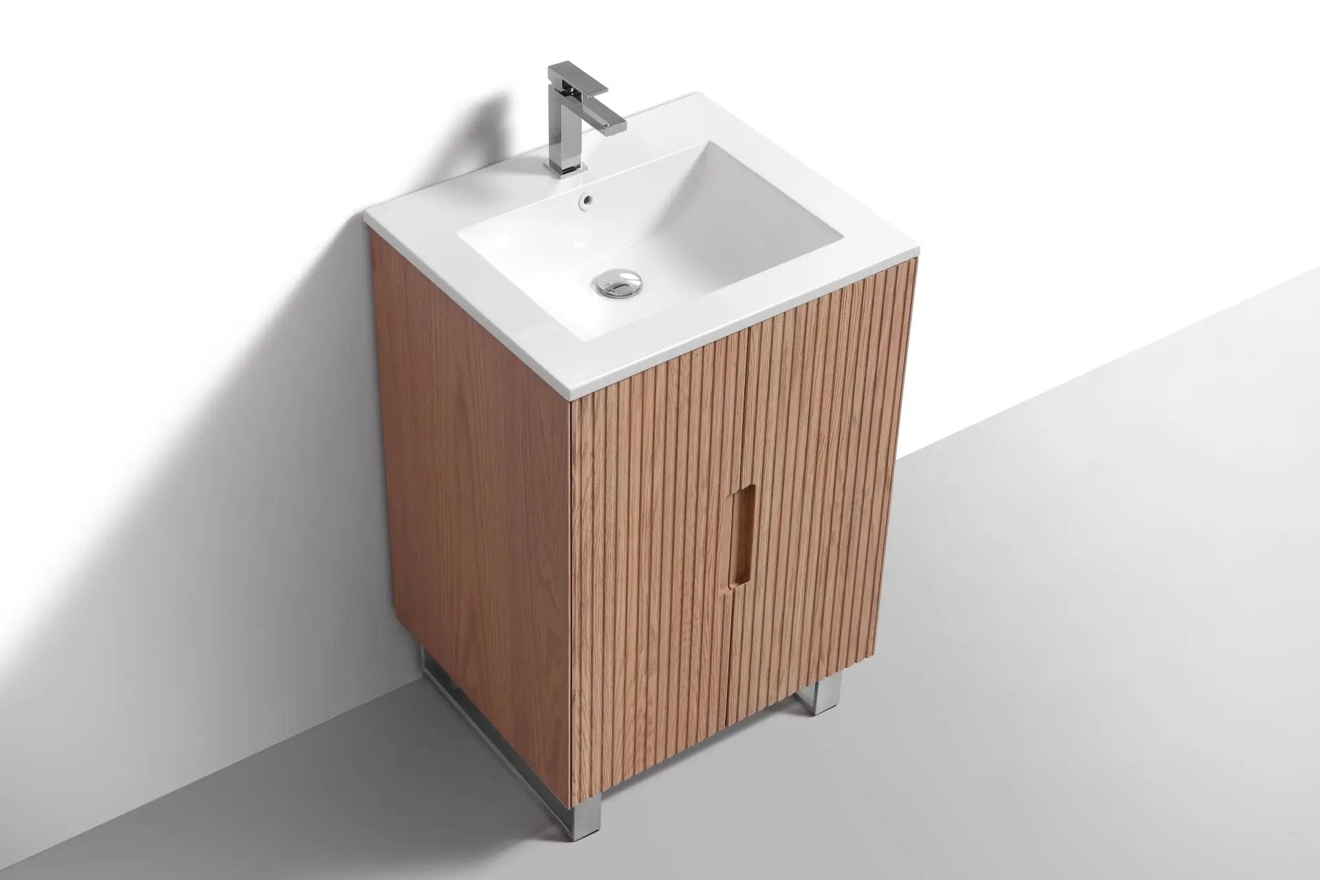 KubeBath 24” Fiore Free Standing Bathroom Vanity FSKSW24 - Plumbing Market