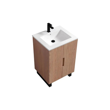 KubeBath 24” Fiore Free Standing Bathroom Vanity FSKSW24 - Plumbing Market