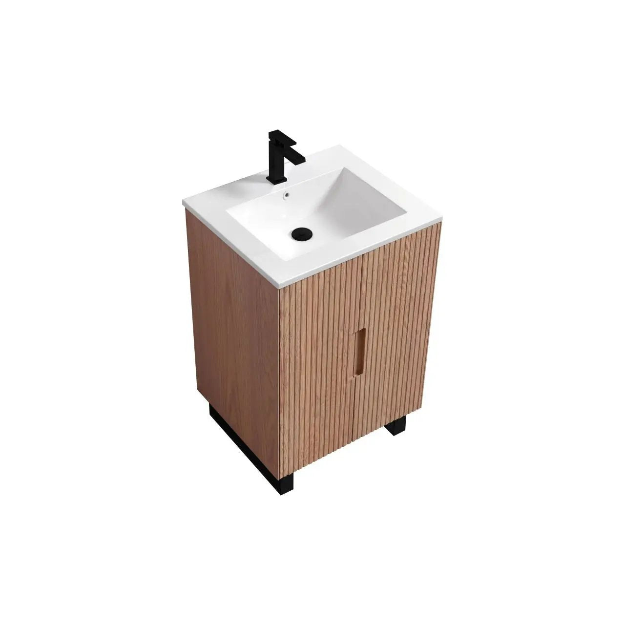 KubeBath 24” Fiore Free Standing Bathroom Vanity FSKSW24 - Plumbing Market