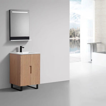 KubeBath 24” Fiore Free Standing Bathroom Vanity FSKSW24 - Plumbing Market