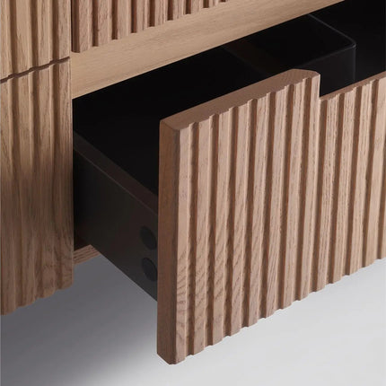 KubeBath 48” Fiore Modern Wall Mount Double Sink Bathroom Vanity – Oakwood - Plumbing Market